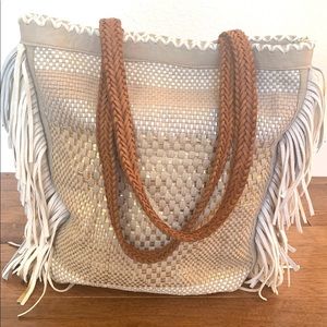 NWT En Shalla Fringe Hobo Bag from Anthropologie.